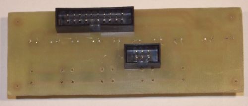 Assembled display board - top view